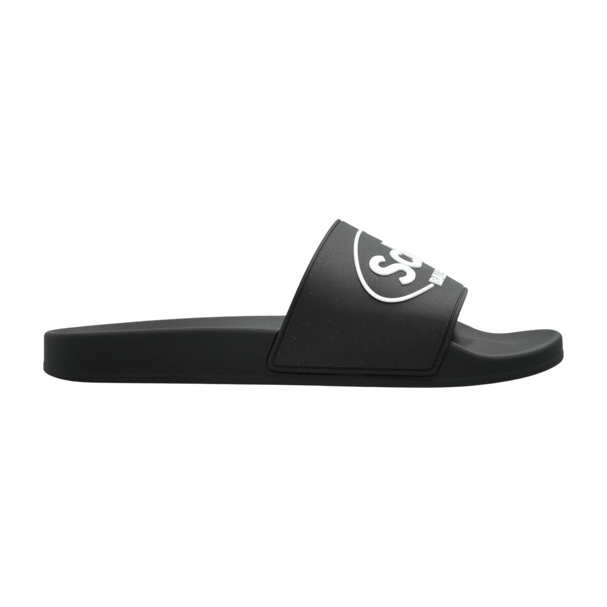 Onesizestore Ciabatte Balenciaga Pool Slide con logo Scholl 689031 W1SA7 1090