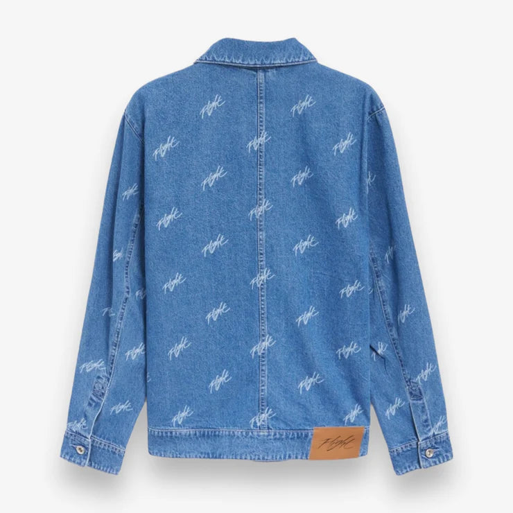 Onesizestore Jordan Flight Heritage Men's Denim Jacket Jeans FN4649 436