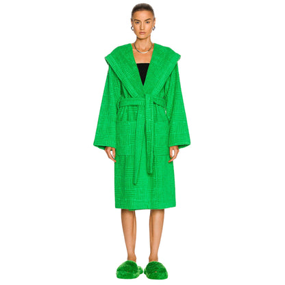 Onesizestore Bottega Veneta Accappatoio Cotton Terry Bathrobe “Grass” 650696 3V106 3707