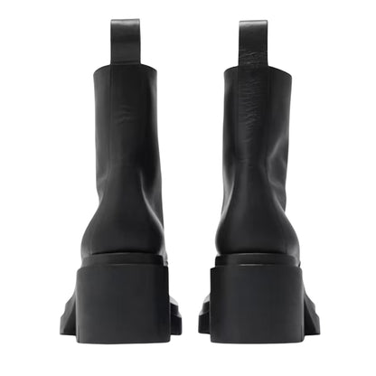 Onesizestore Bottega Veneta Stivale Lug Ankle Boot in Calfskin 667145 VBS50 1000