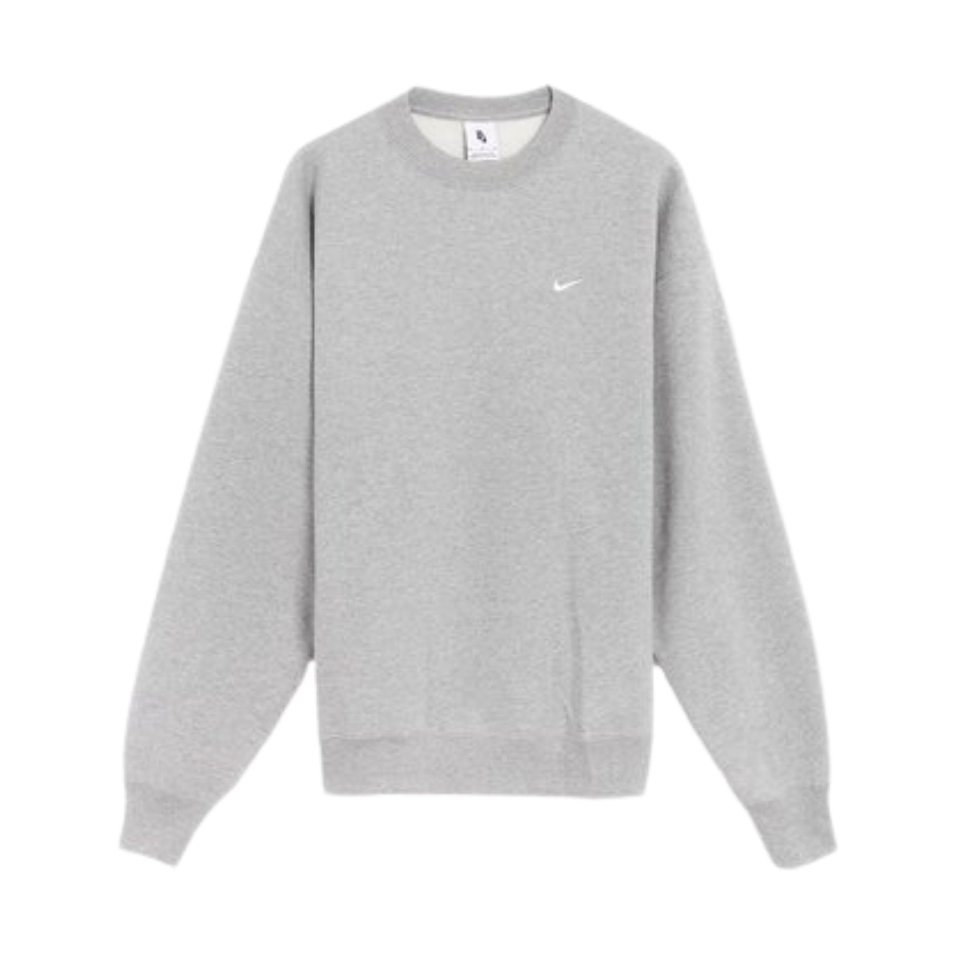 Onesizestore Felpa Nike Lab Solo Swoosh Fleece Crew Grey DX1361 063