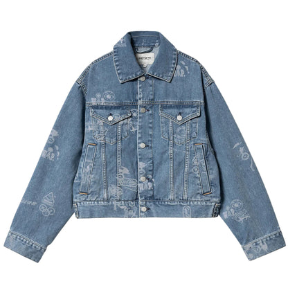 Onesizestore Giacca Di Jeans Carhartt WIP Women’s Stamp Jacket I033744