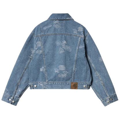 Onesizestore Giacca Di Jeans Carhartt WIP Women’s Stamp Jacket I033744