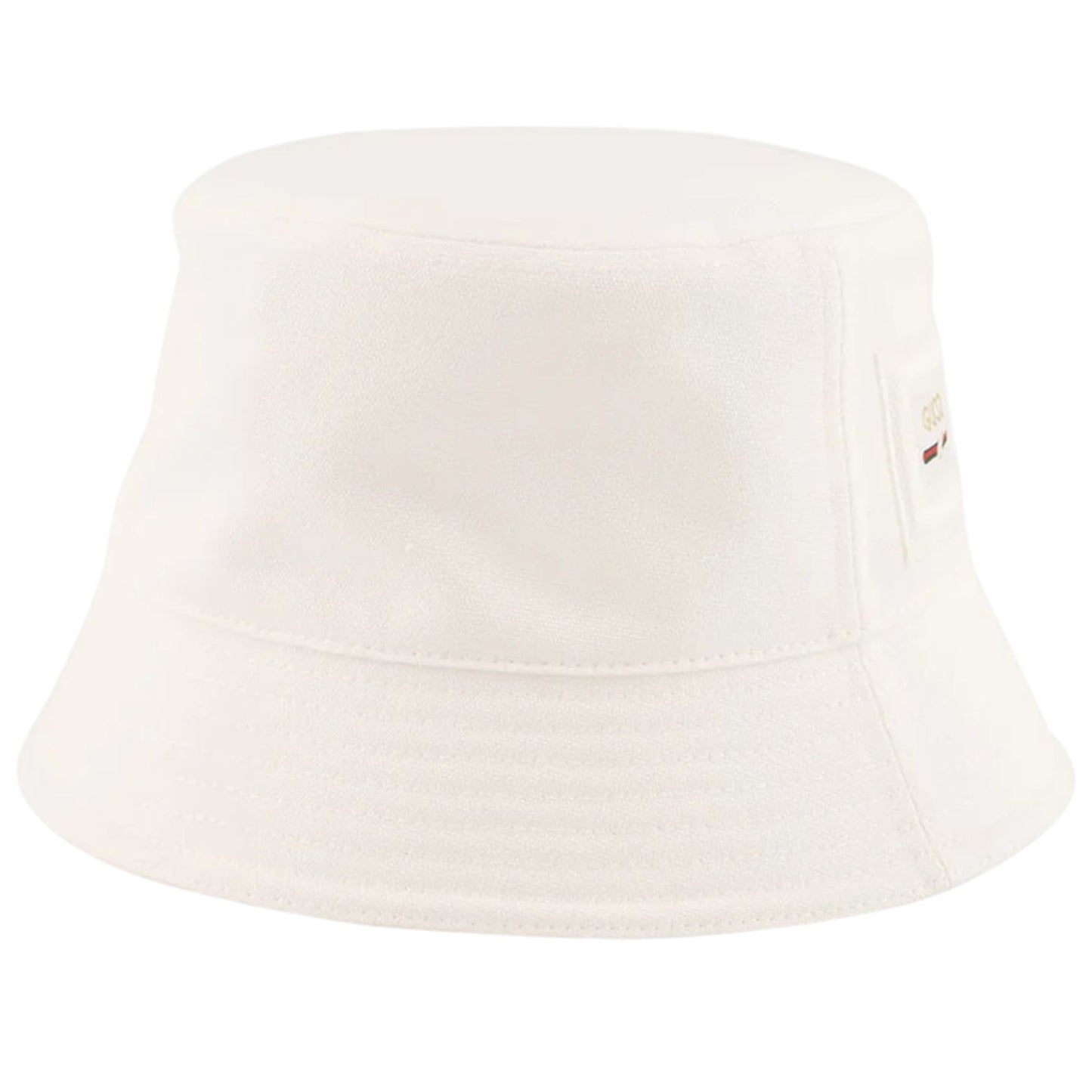 Onesizestore Gucci Cappello Cotton Canvas Bucket Hat con patch Interlocking G & Web 817447 4HBDP