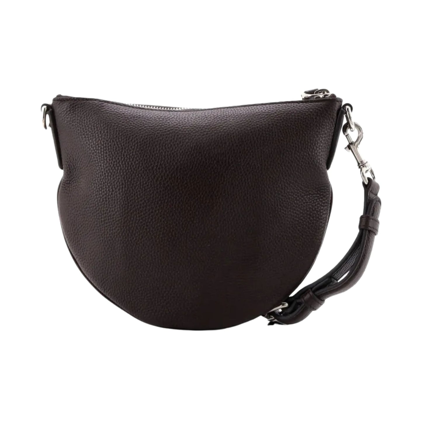 Onesizestore Gucci Mini Half Moon Bag in Grainy Leather with Gucci Script 824529 AAEMK 2149