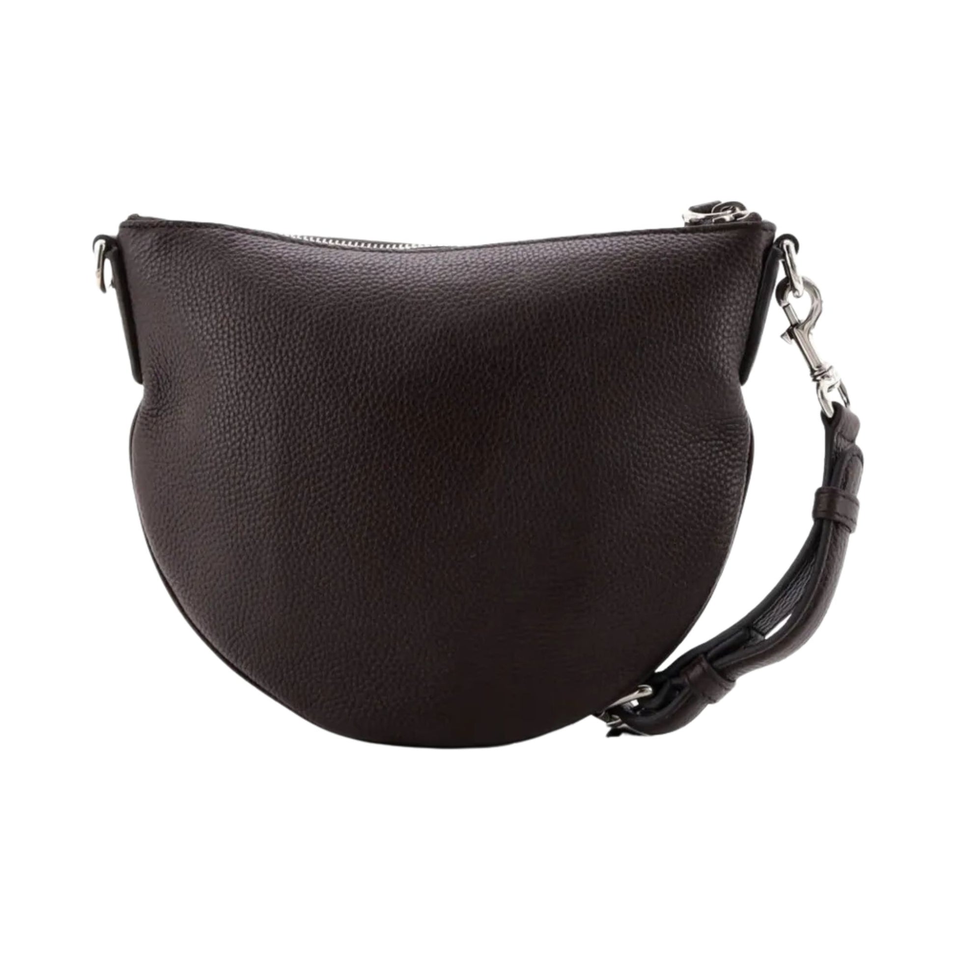 Onesizestore Gucci Mini Half Moon Bag in Grainy Leather with Gucci Script 824529 AAEMK 2149