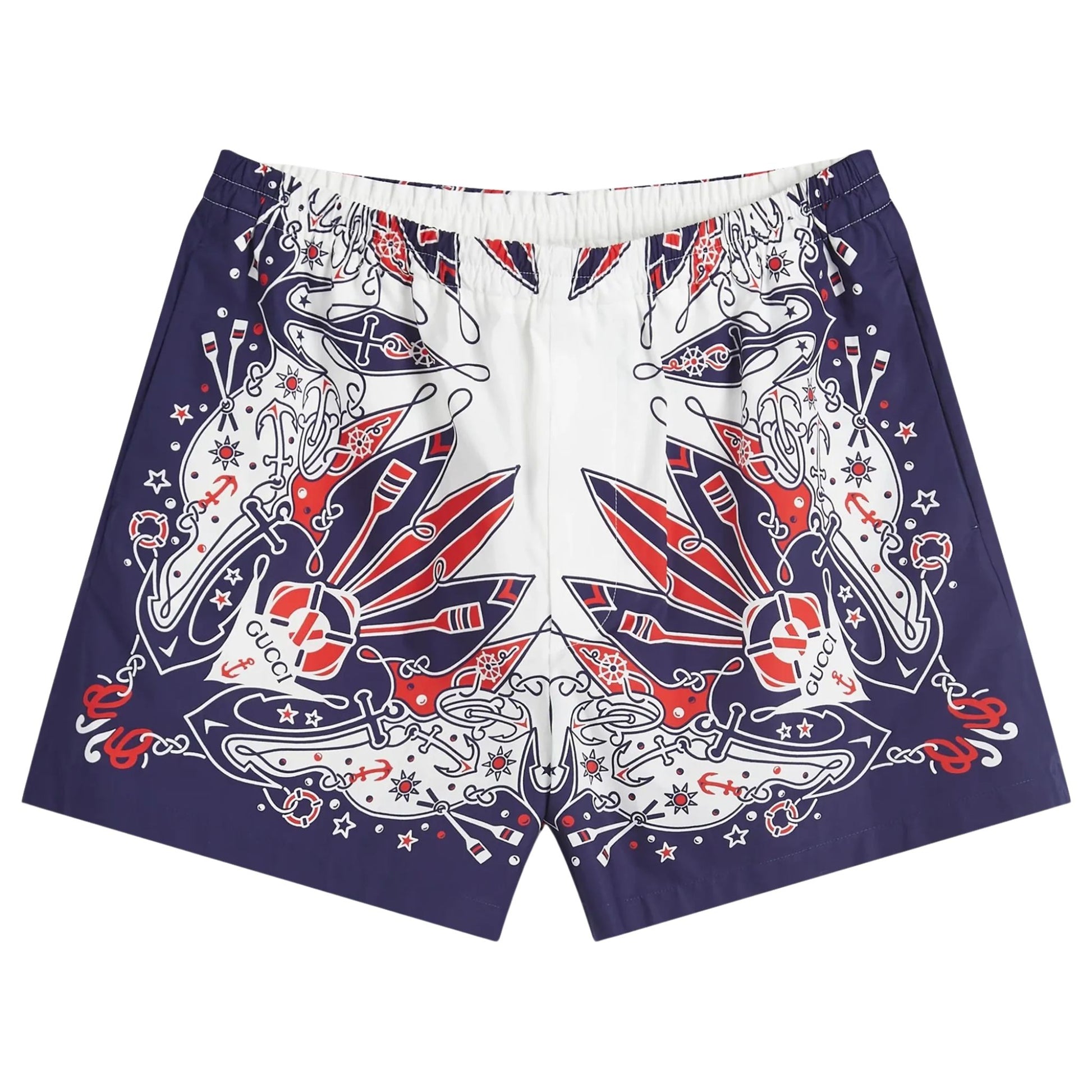 Onesizestore Gucci Pantaloncino Casablanca Sailor Bandana on Pop Print Short Pant 787502 ZAQYH