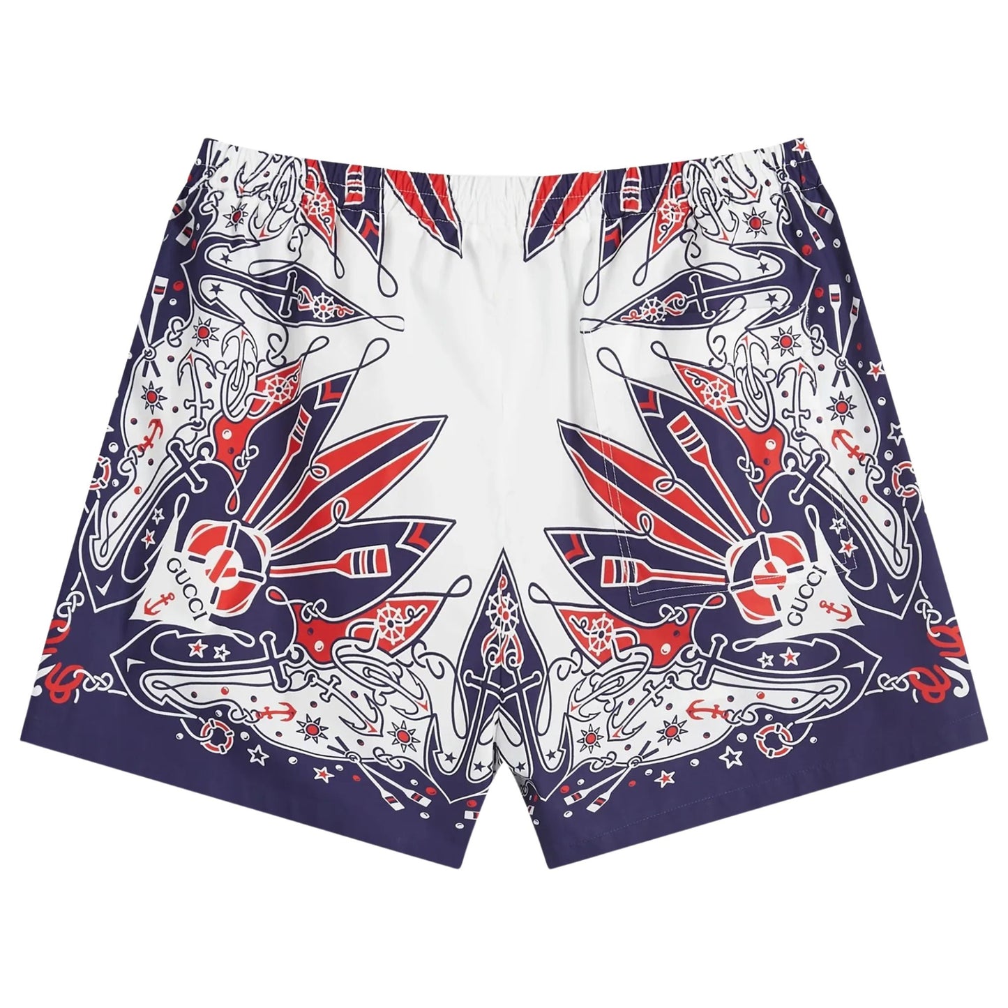 Onesizestore Gucci Pantaloncino Casablanca Sailor Bandana on Pop Print Short Pant 787502 ZAQYH
