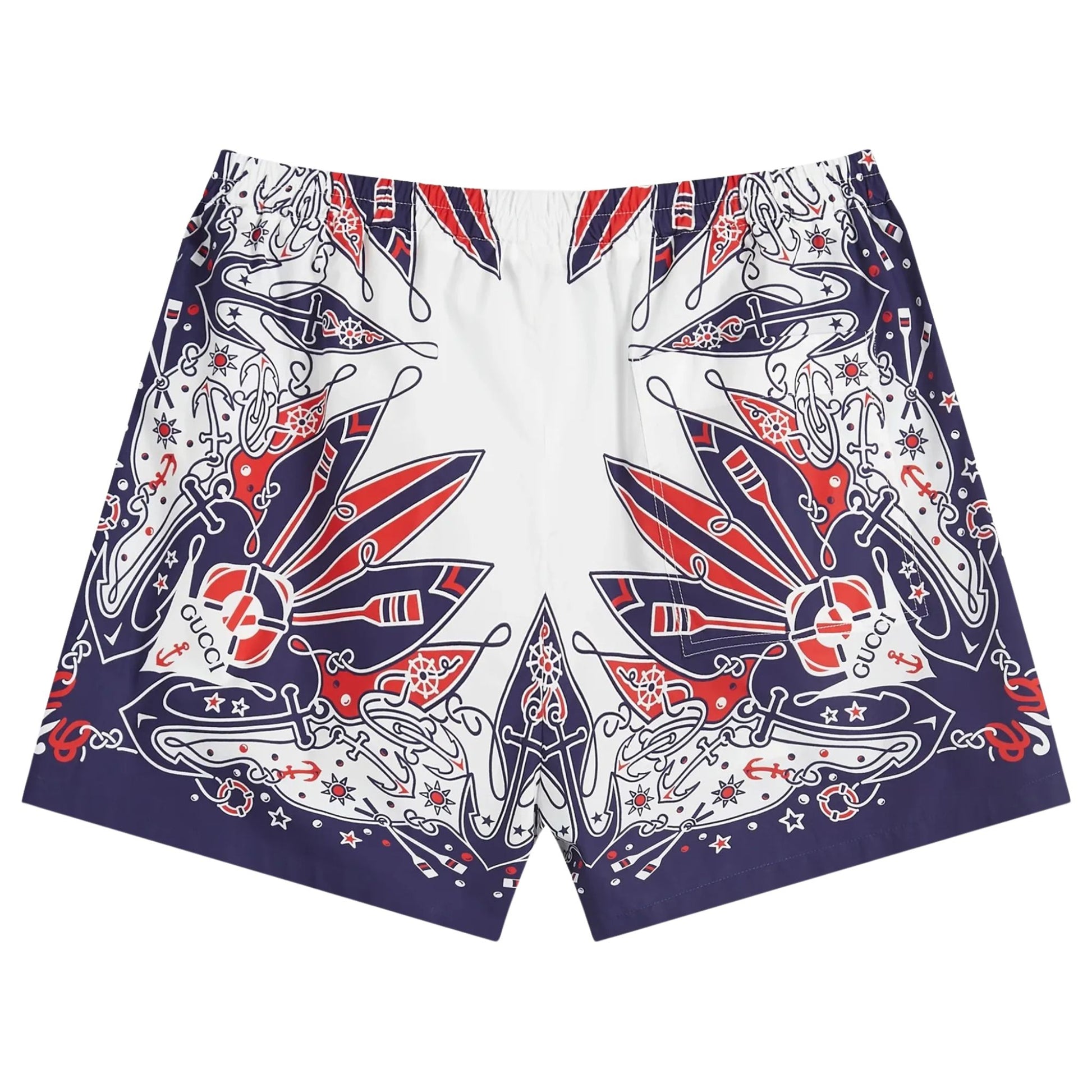 Onesizestore Gucci Pantaloncino Casablanca Sailor Bandana on Pop Print Short Pant 787502 ZAQYH