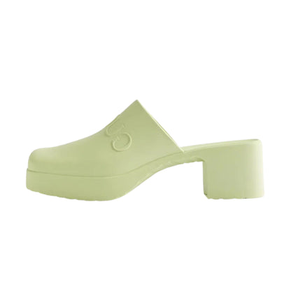 Onesizestore Gucci Sandalo Rubber Embossed Logo Mule 725899 170
