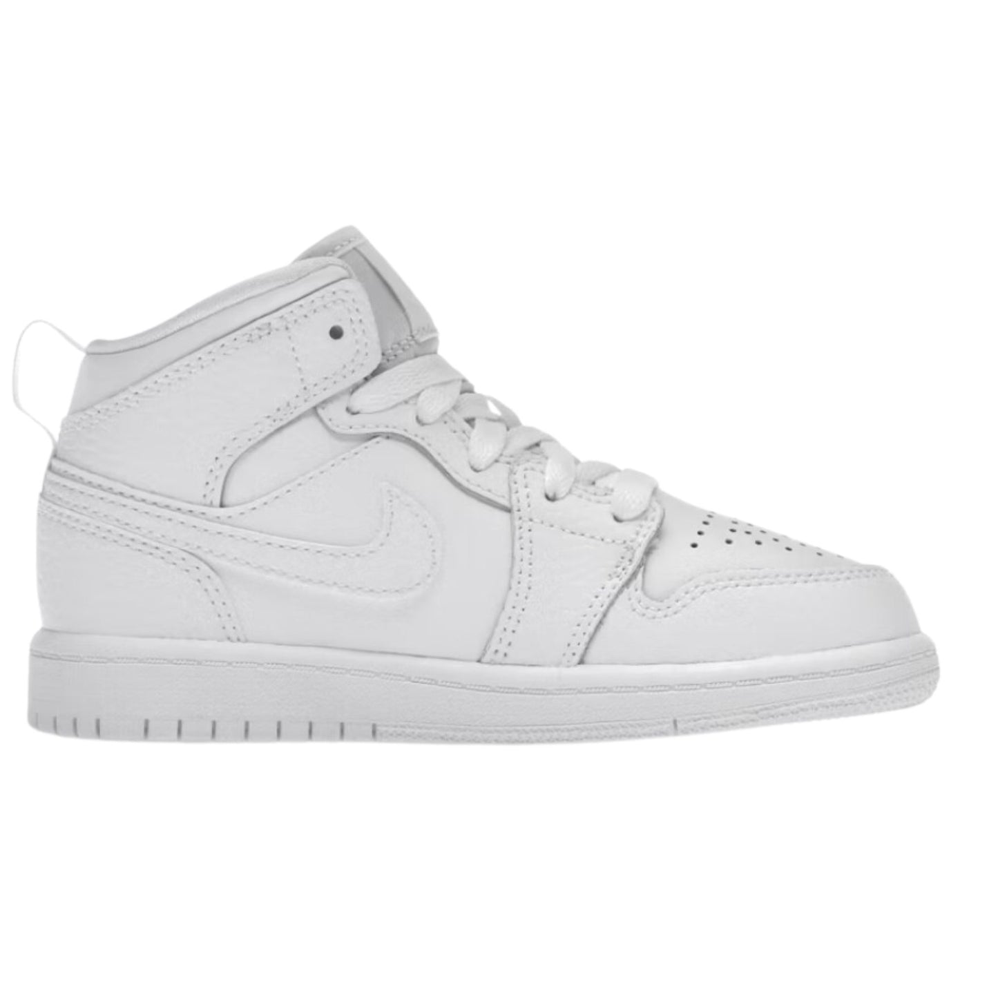 Onesizestore Jordan 1 Mid Triple White (PS) 640734 136 